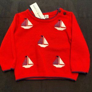 Janie and Jack Sailboat Sweater